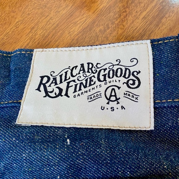 Railcar Fine Goods Denim Flight Trousers size 35 - Picture 6 of 9